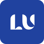 LU blue/white logo